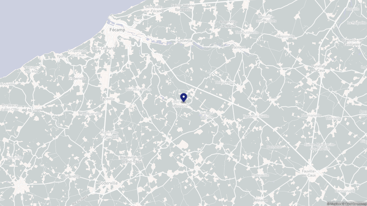Aperçu cartographique de Bec-de-Mortagne, centré sur la commune