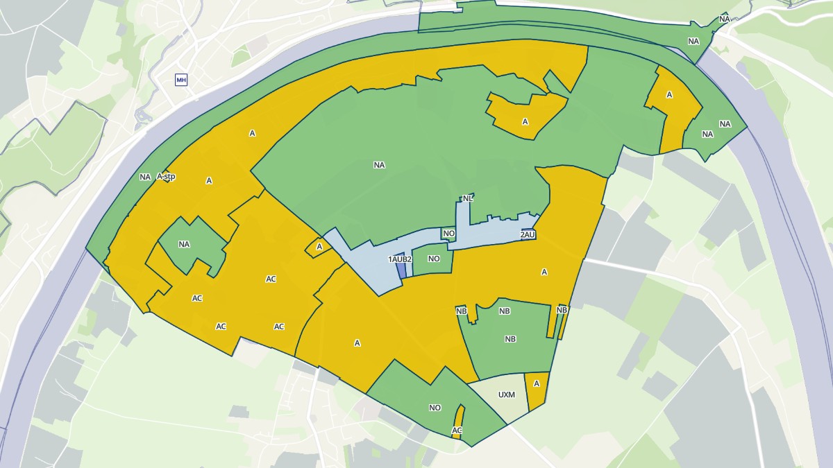 Aperçu cartographique de Berville-sur-Seine, centré sur la commune