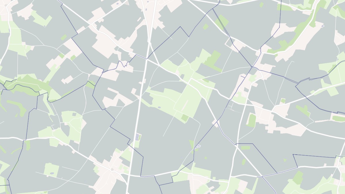 Aperçu cartographique de Beuzeville-la-Guérard, centré sur la commune