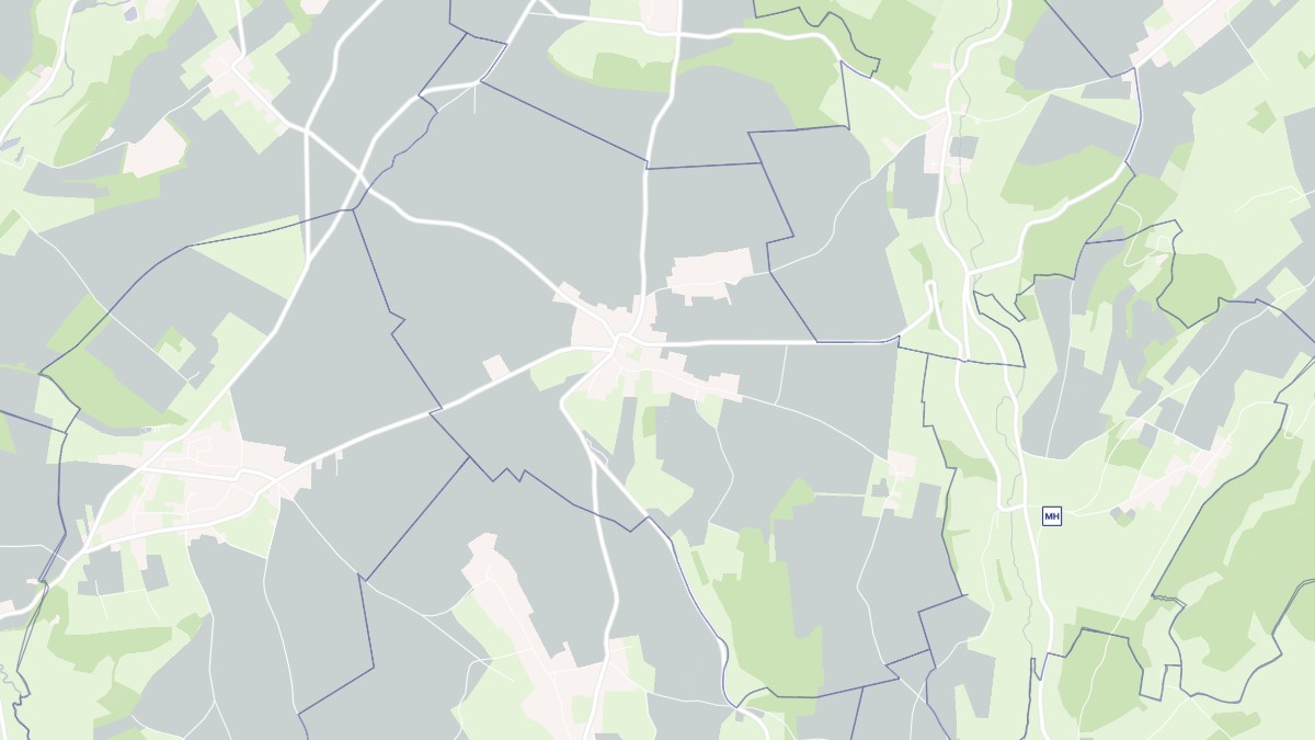 Aperçu cartographique de Boissay, centré sur la commune
