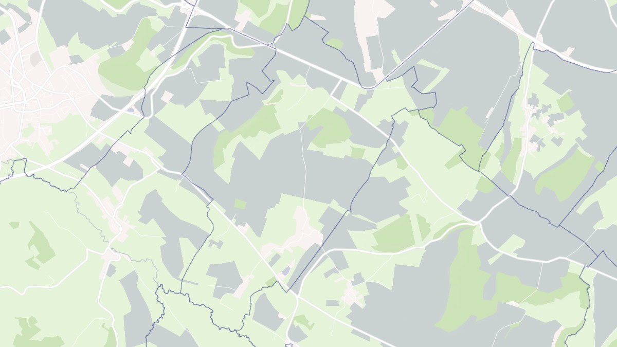 Aperçu cartographique de Bouelles, centré sur la commune