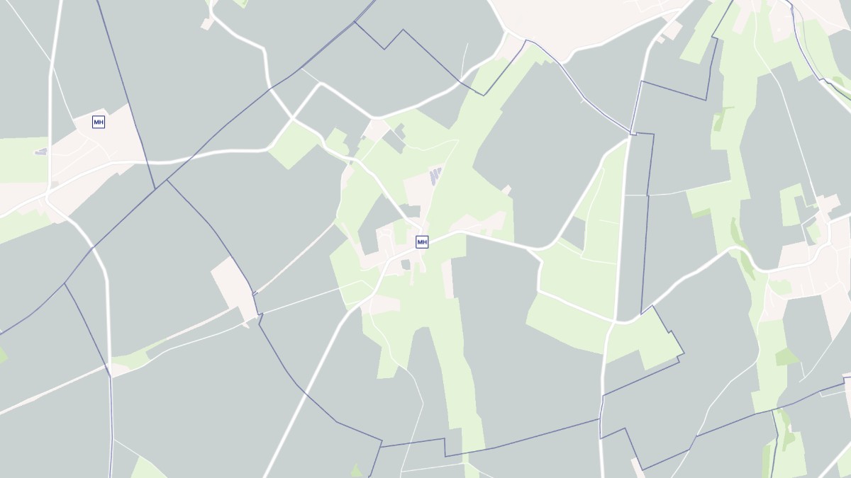 Aperçu cartographique de Bourville, centré sur la commune