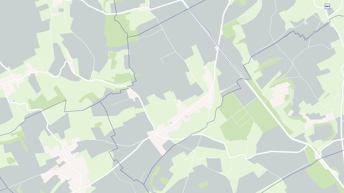 Aperçu cartographique de Bradiancourt, centré sur la commune