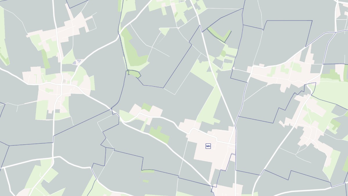 Aperçu cartographique de Bretteville-Saint-Laurent, centré sur la commune