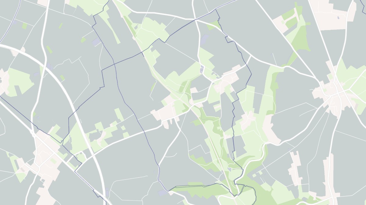 Aperçu cartographique de Cideville, centré sur la commune