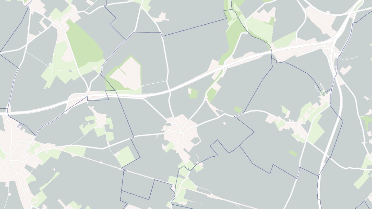 Aperçu cartographique de Cottévrard, centré sur la commune