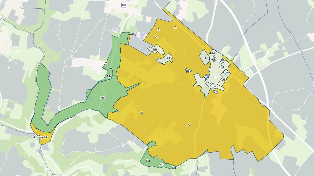 Aperçu cartographique de Croix-Mare, centré sur la commune