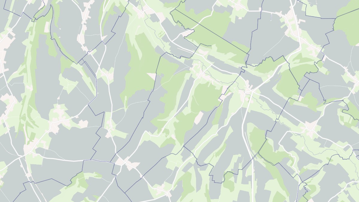 Aperçu cartographique de Cuverville-sur-Yères, centré sur la commune