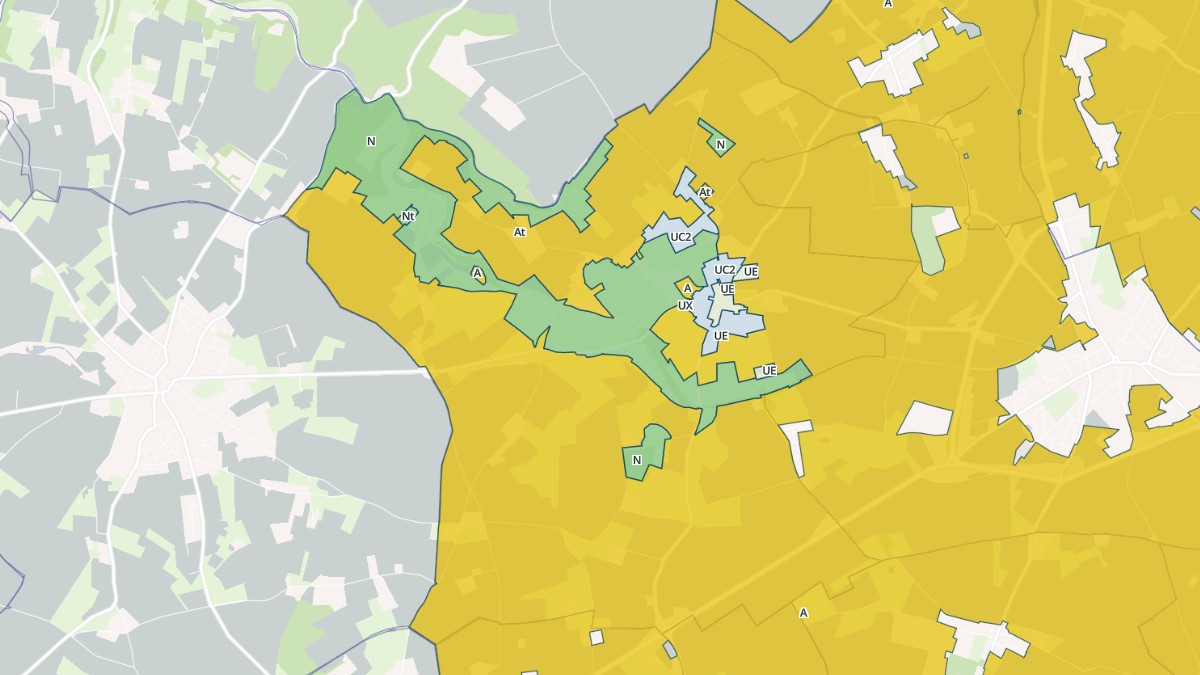 Aperçu cartographique de Écrainville, centré sur la commune