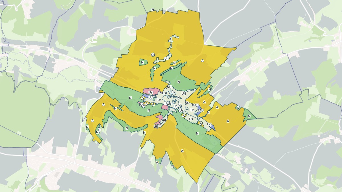 Aperçu cartographique de Envermeu, centré sur la commune