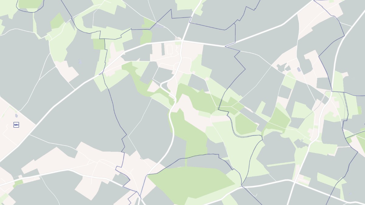 Aperçu cartographique de Étalleville, centré sur la commune