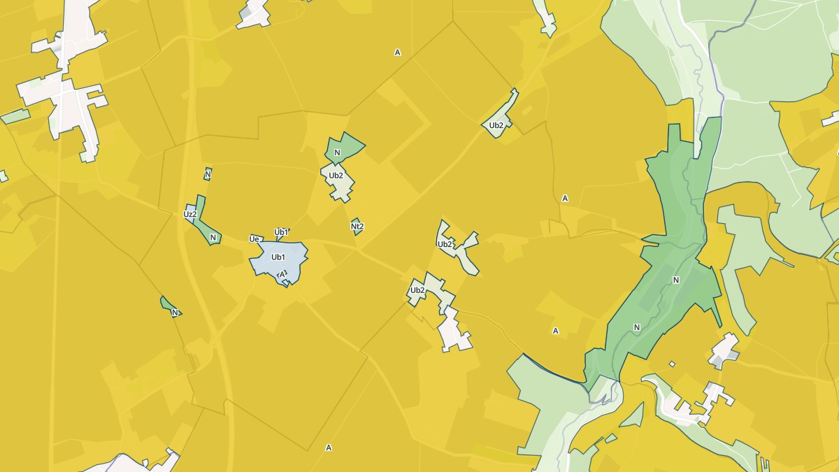 Aperçu cartographique de Gonneville-sur-Scie, centré sur la commune