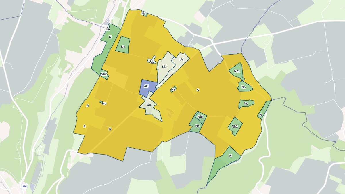 Aperçu cartographique de Goupillières, centré sur la commune
