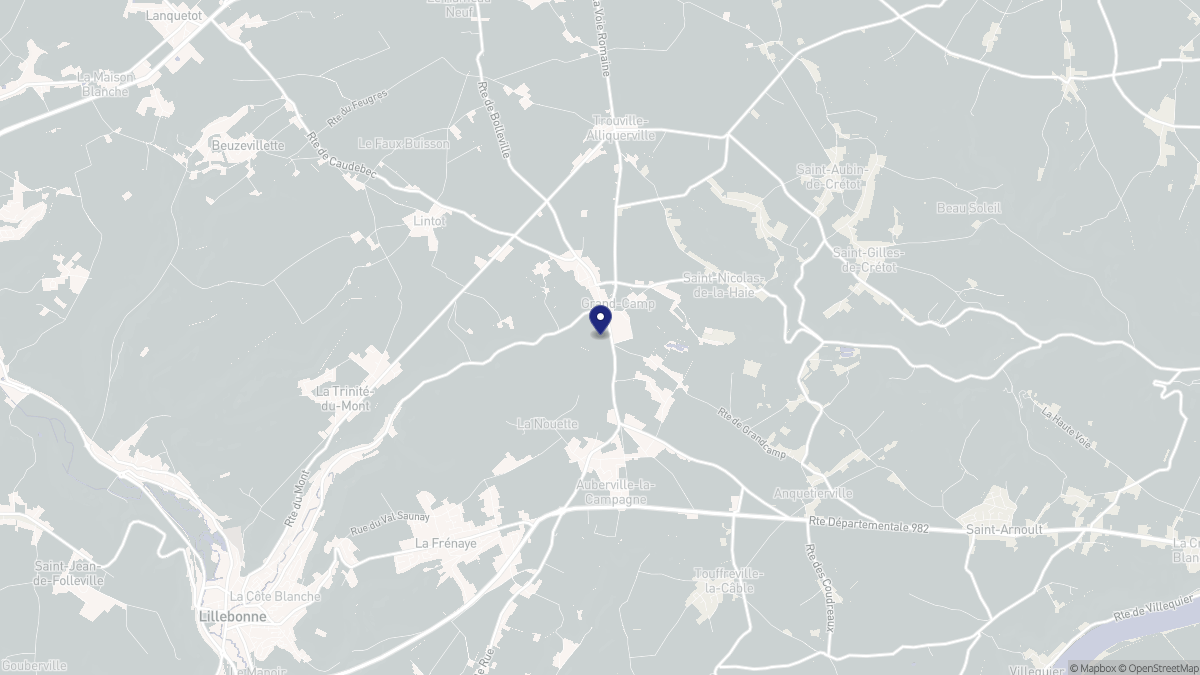 Aperçu cartographique de Grand-Camp, centré sur la commune