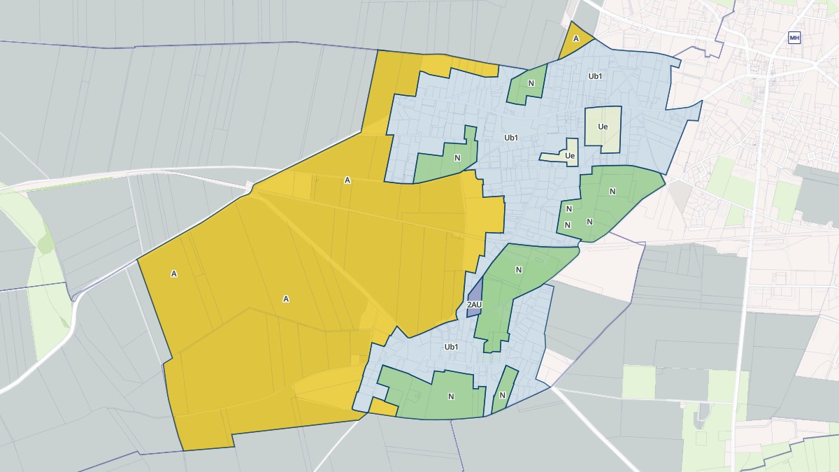 Aperçu cartographique de Gruchet-Saint-Siméon, centré sur la commune