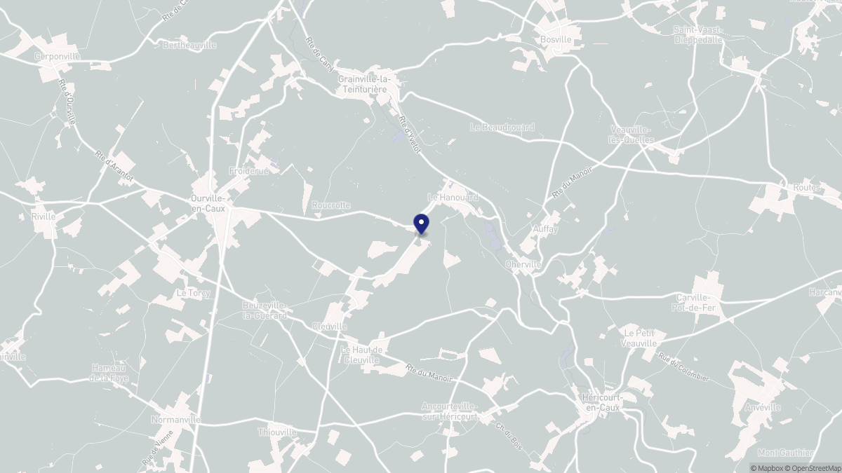 Aperçu cartographique de Le Hanouard, centré sur la commune