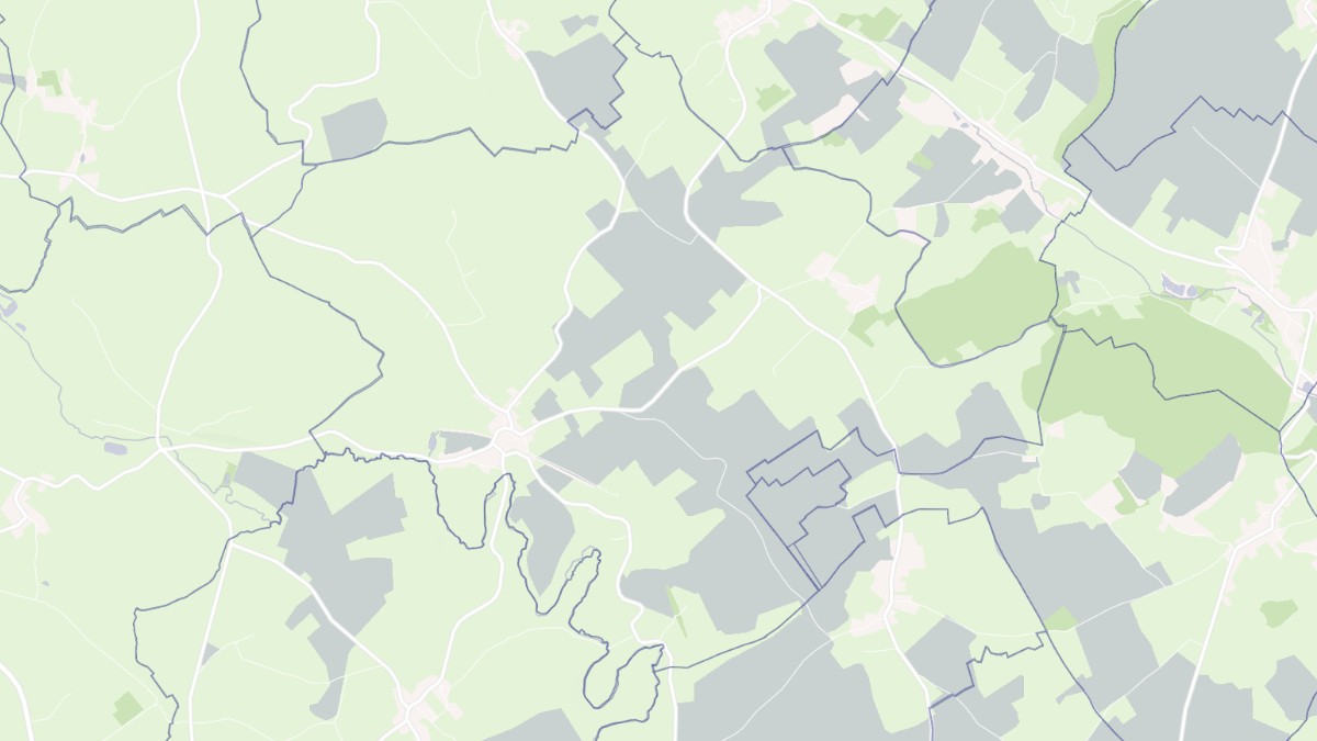 Aperçu cartographique de Haussez, centré sur la commune