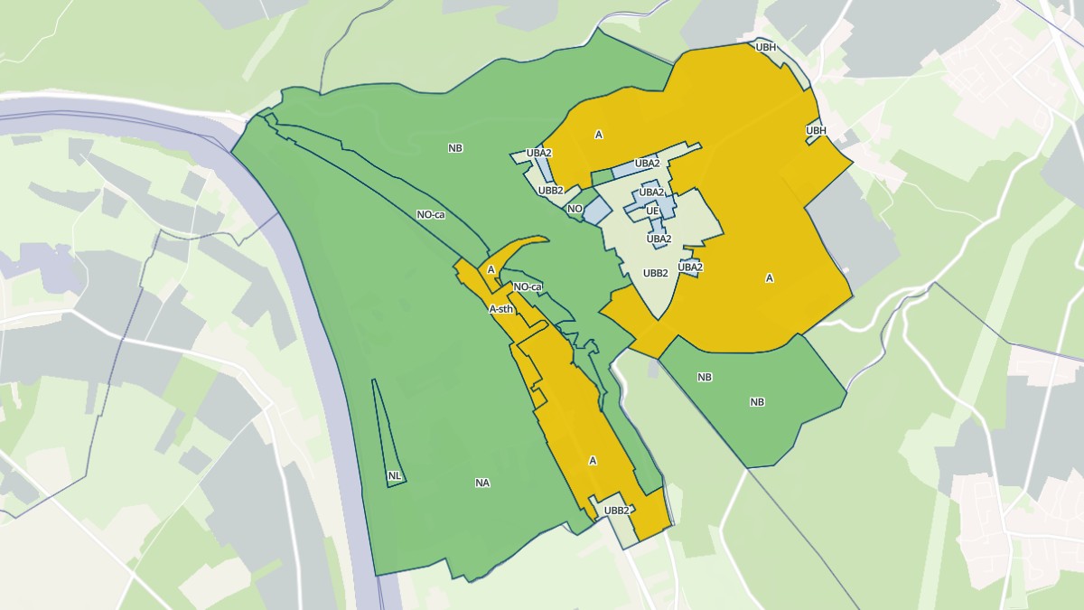 Aperçu cartographique de Hénouville, centré sur la commune