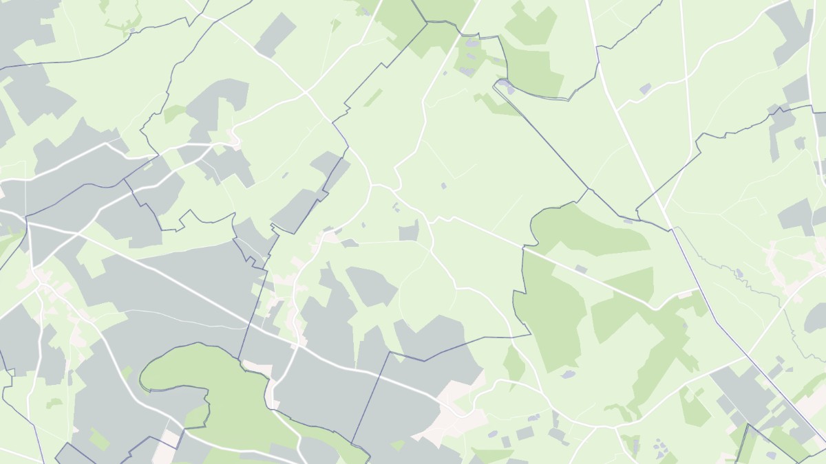 Aperçu cartographique de Hodeng-Hodenger, centré sur la commune
