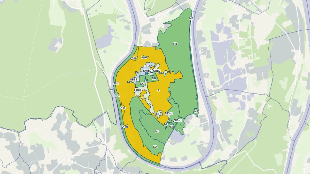 Aperçu cartographique de Jumièges, centré sur la commune