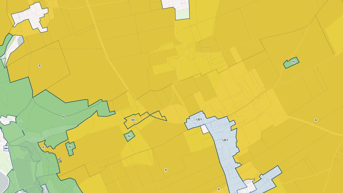 Aperçu cartographique de Lestanville, centré sur la commune