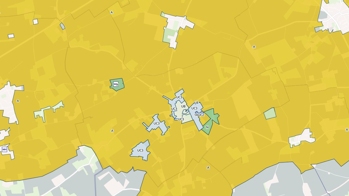 Aperçu cartographique de Manneville-la-Goupil, centré sur la commune