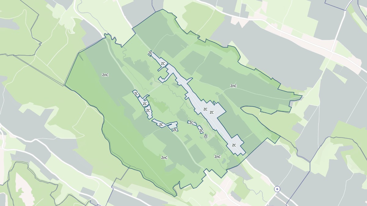 Aperçu cartographique de Meulers, centré sur la commune