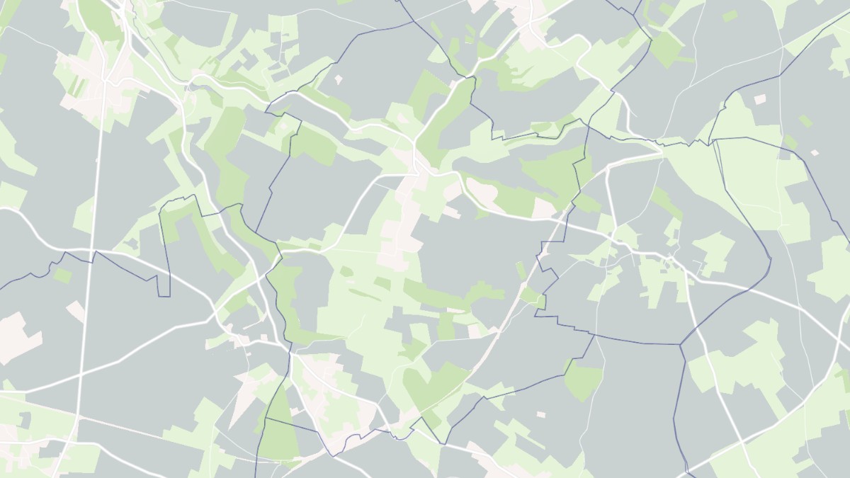 Aperçu cartographique de Montérolier, centré sur la commune
