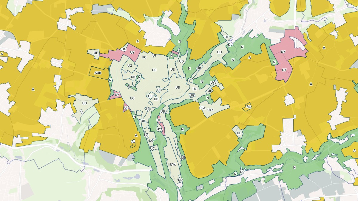 Aperçu cartographique de Montivilliers, centré sur la commune