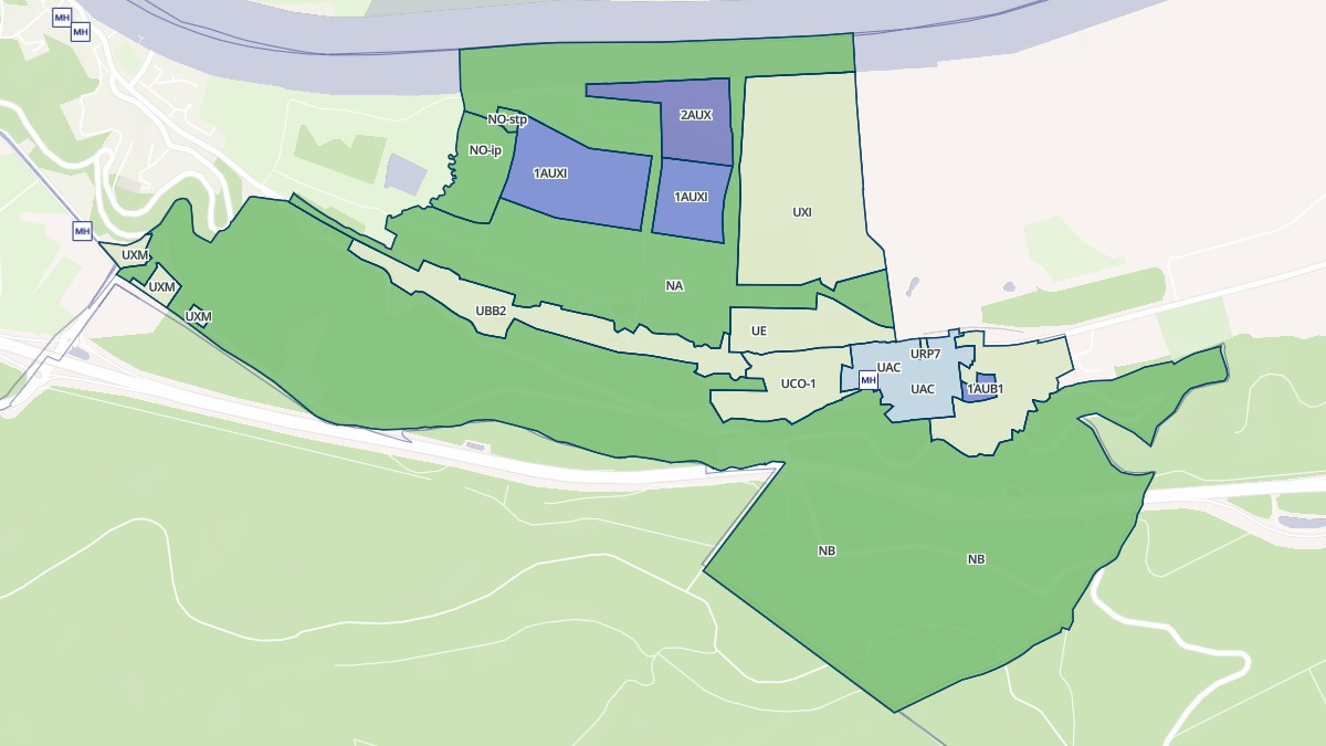 Aperçu cartographique de Moulineaux, centré sur la commune
