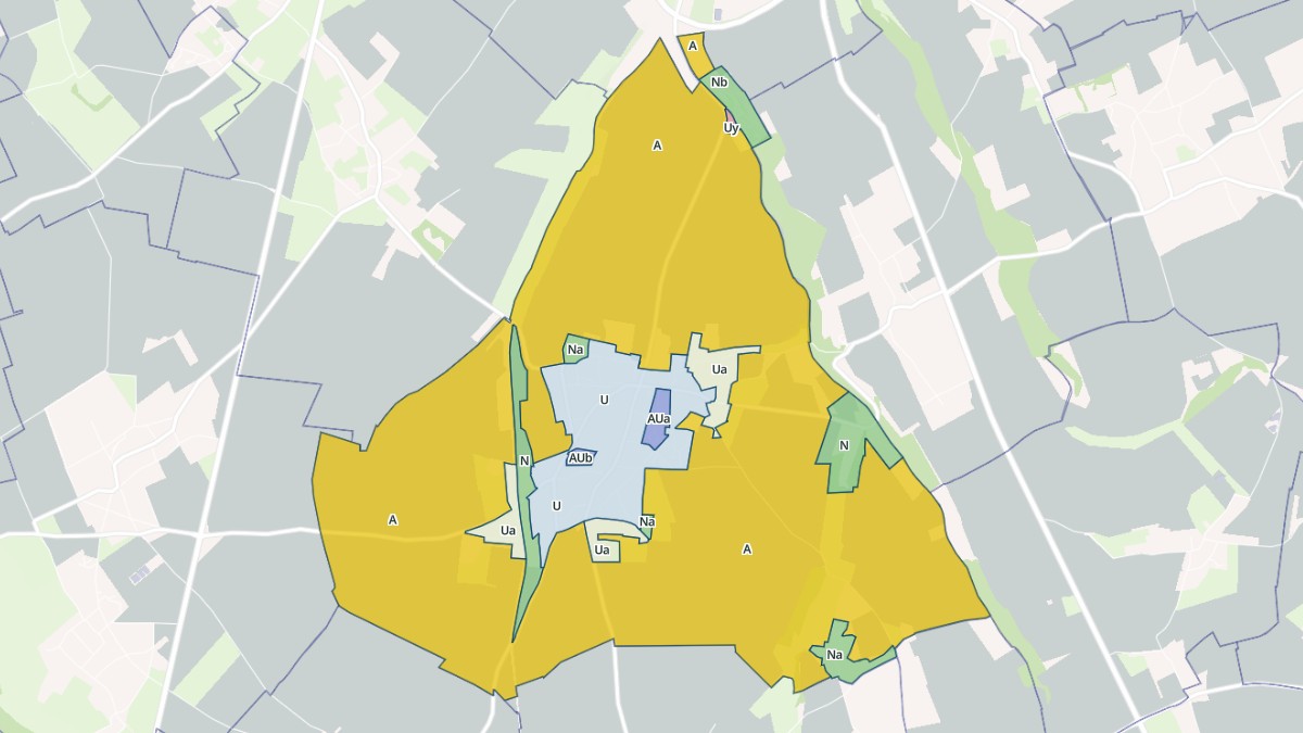 Aperçu cartographique de Néville, centré sur la commune