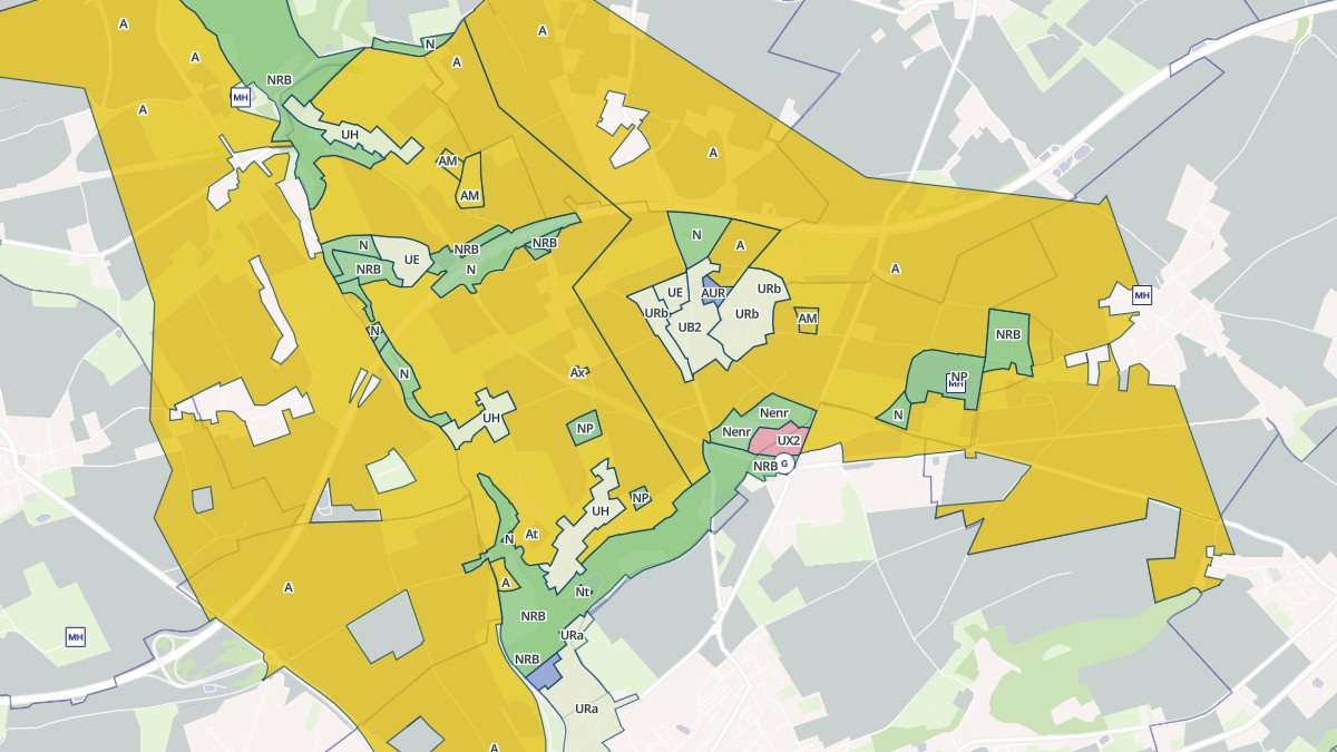 Aperçu cartographique de Nointot, centré sur la commune
