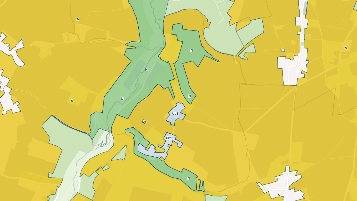 Aperçu cartographique de Notre-Dame-du-Parc, centré sur la commune