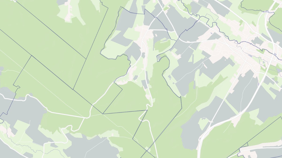 Aperçu cartographique de Rieux, centré sur la commune