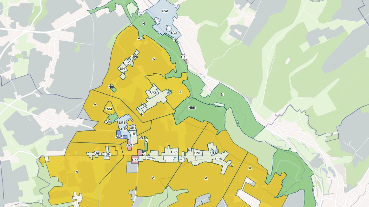 Aperçu cartographique de Saint-Antoine-la-Forêt, centré sur la commune