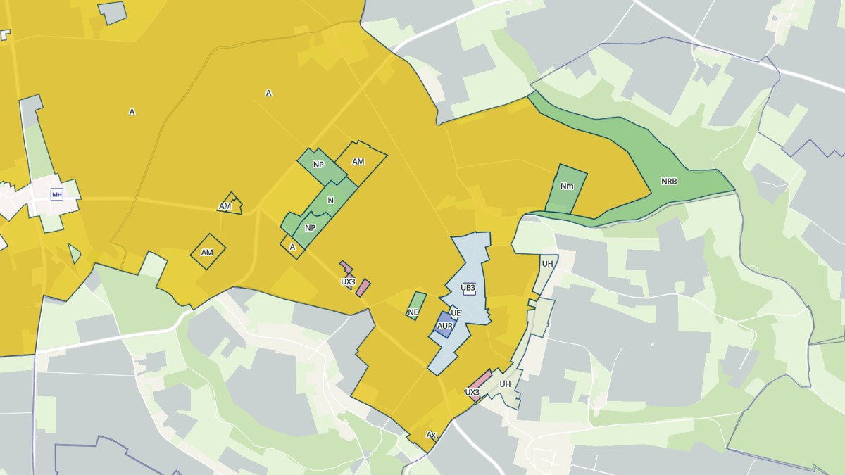 Aperçu cartographique de Saint-Aubin-de-Crétot, centré sur la commune