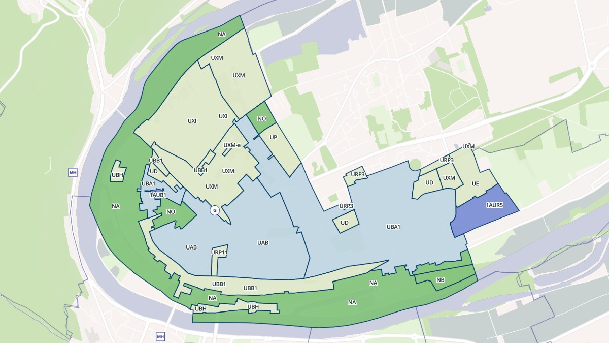 Aperçu cartographique de Saint-Aubin-lès-Elbeuf, centré sur la commune