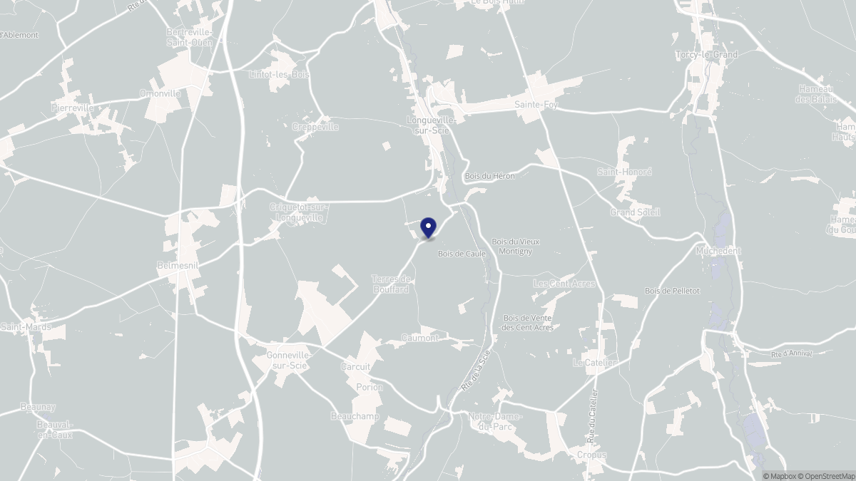Aperçu cartographique de Saint-Crespin, centré sur la commune