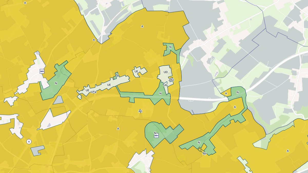 Aperçu cartographique de Saint-Gilles-de-la-Neuville, centré sur la commune