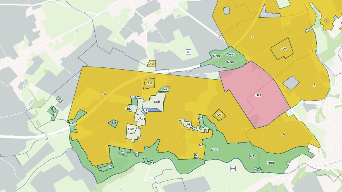Aperçu cartographique de Saint-Jean-de-la-Neuville, centré sur la commune