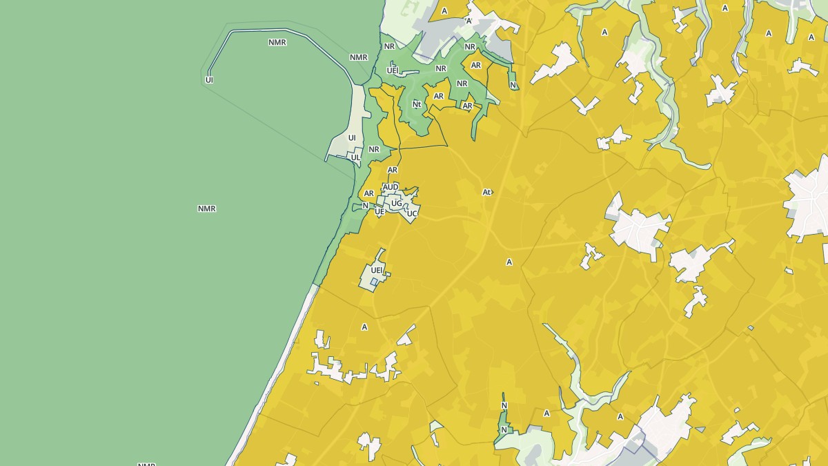 Aperçu cartographique de Saint-Jouin-Bruneval, centré sur la commune