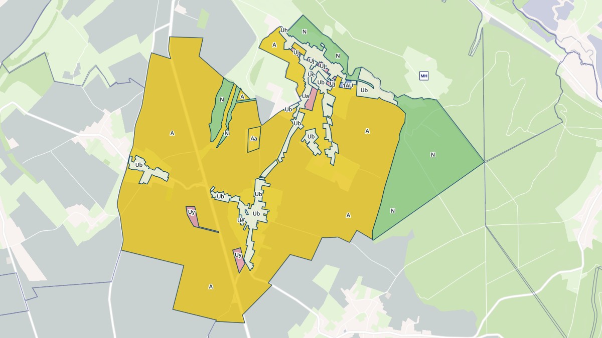Aperçu cartographique de Saint-Pierre-en-Val, centré sur la commune