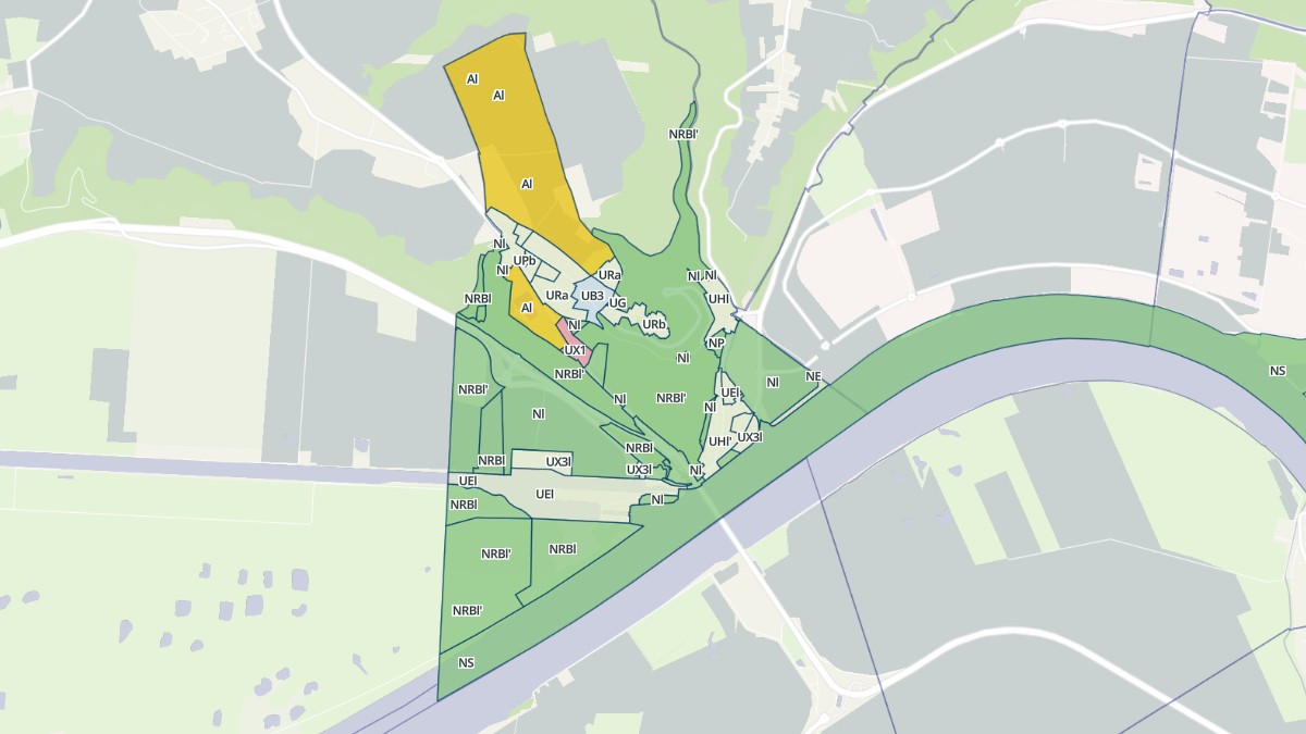 Aperçu cartographique de Tancarville, centré sur la commune