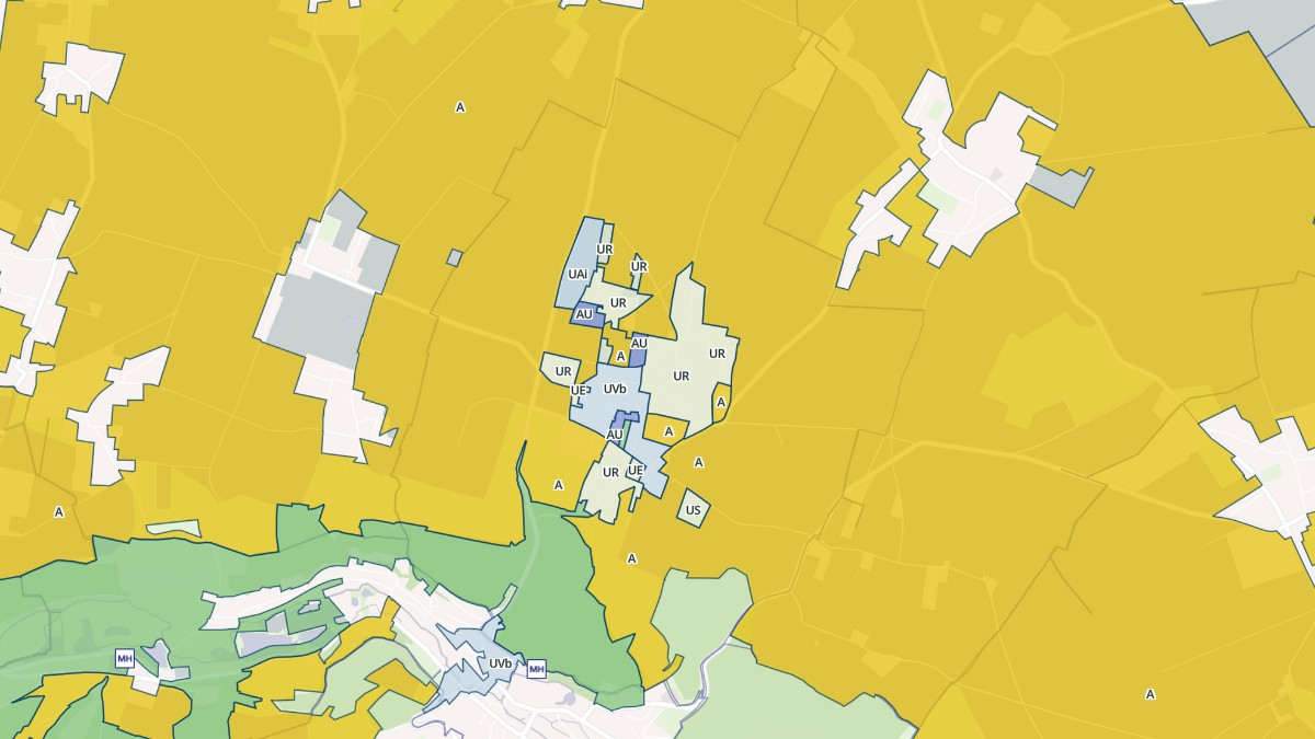Aperçu cartographique de Thérouldeville, centré sur la commune