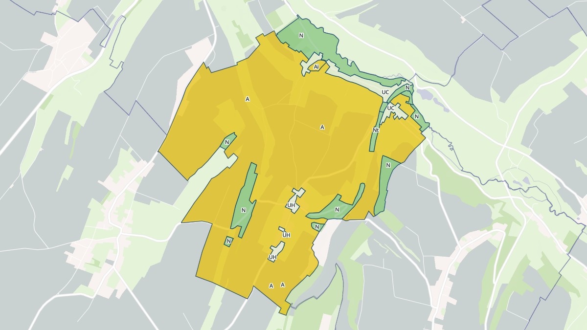 Aperçu cartographique de Touffreville-sur-Eu, centré sur la commune