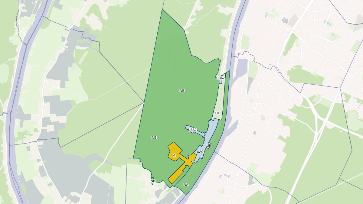 Aperçu cartographique de Val-de-la-Haye, centré sur la commune