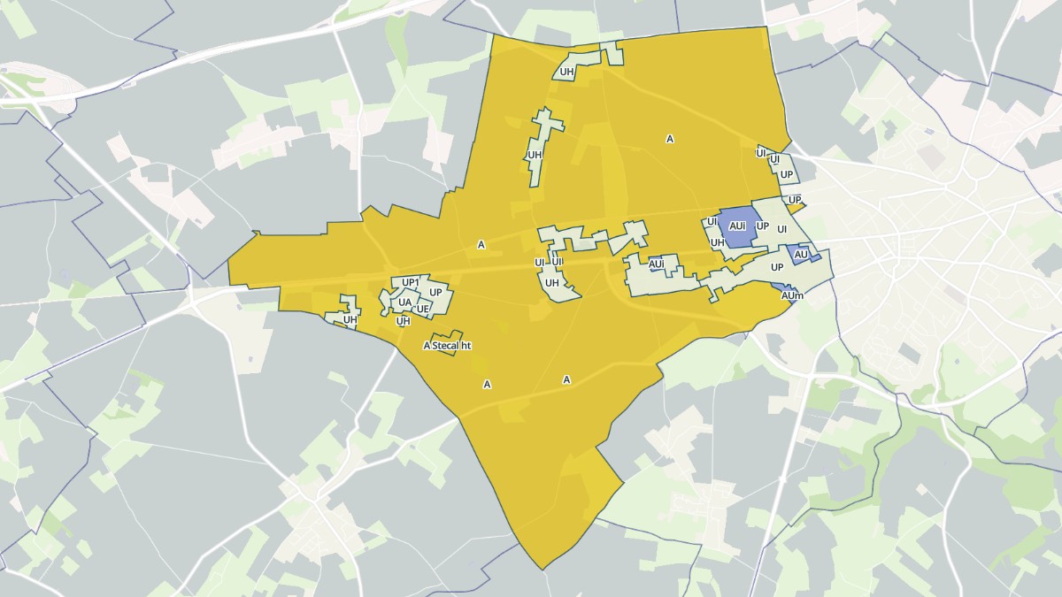 Aperçu cartographique de Valliquerville, centré sur la commune