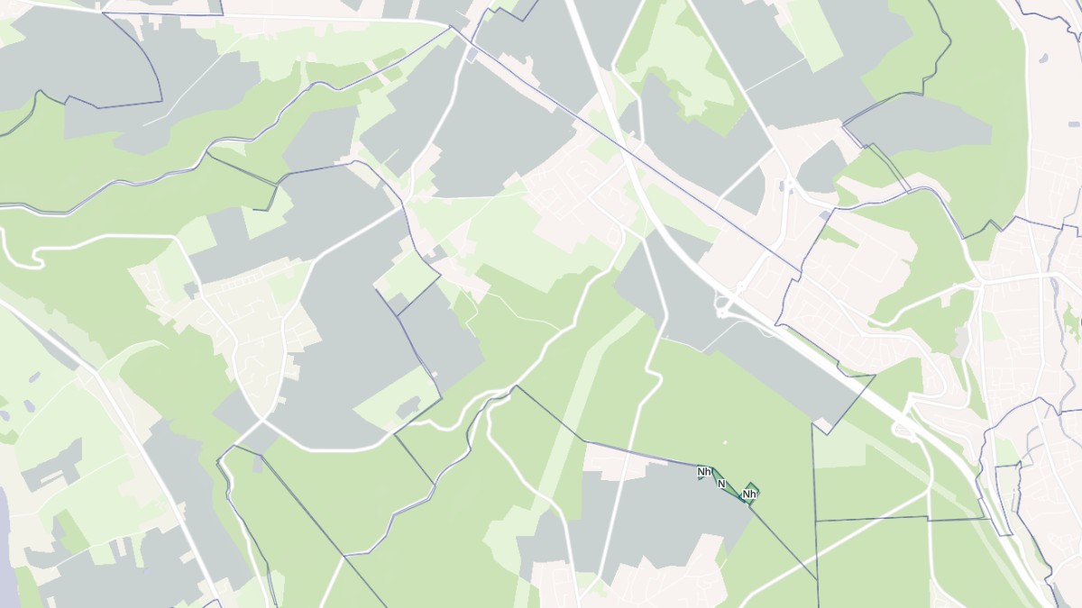Aperçu cartographique de La Vaupalière, centré sur la commune