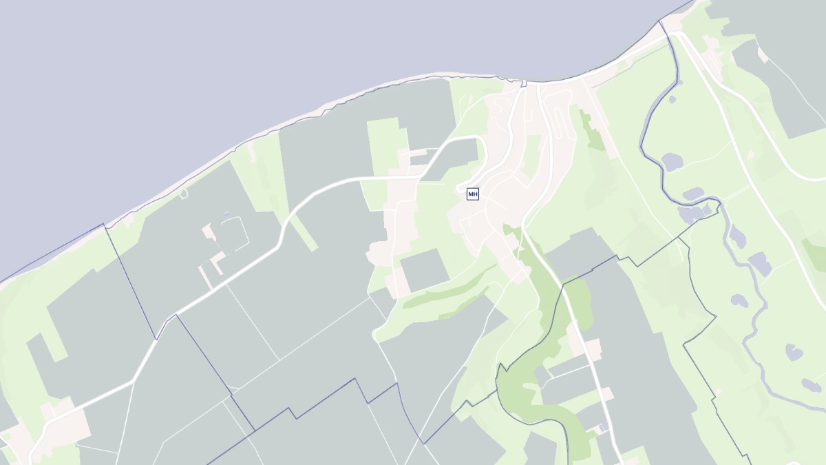Aperçu cartographique de Veulettes-sur-Mer, centré sur la commune