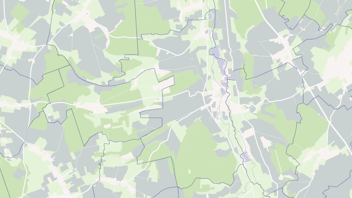 Aperçu cartographique de Vieux-Rouen-sur-Bresle, centré sur la commune